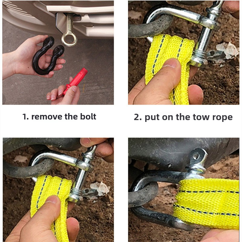 Car Trailer Rope Off Road Pull - مراجعة Rescue Rope Throw وسعره
