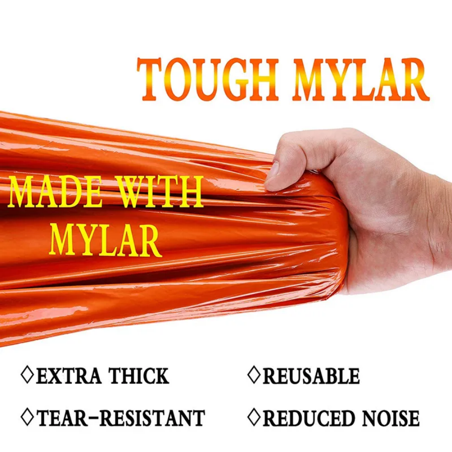 Emergency Sleeping Bag, Mylar  - مراجعة Emergency Mylar Tent وسعره