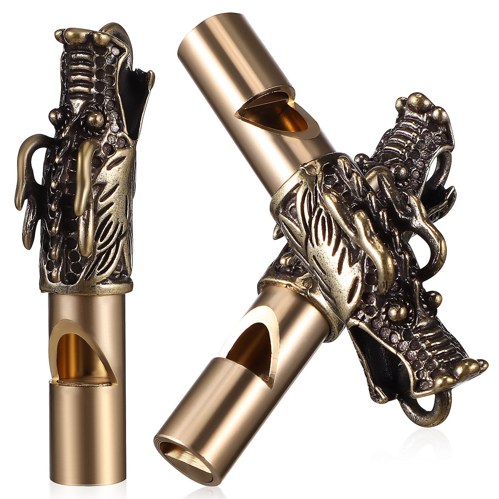 3Pcs Chinese Dragon Whistles B - مراجعة Emergency Whistle Loud وسعره