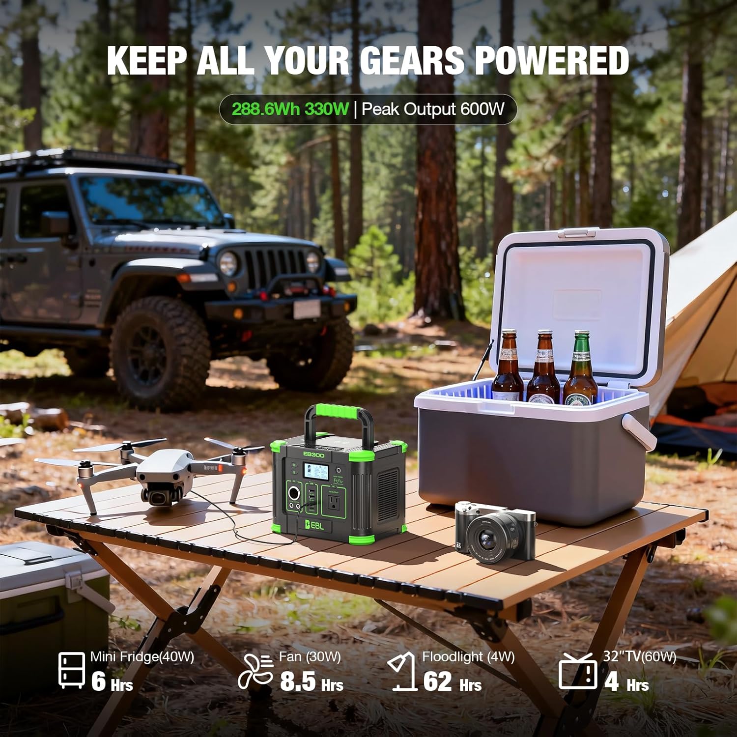 330W Portable Power Station 28 - مراجعة Solar Emergency Charger وسعره
